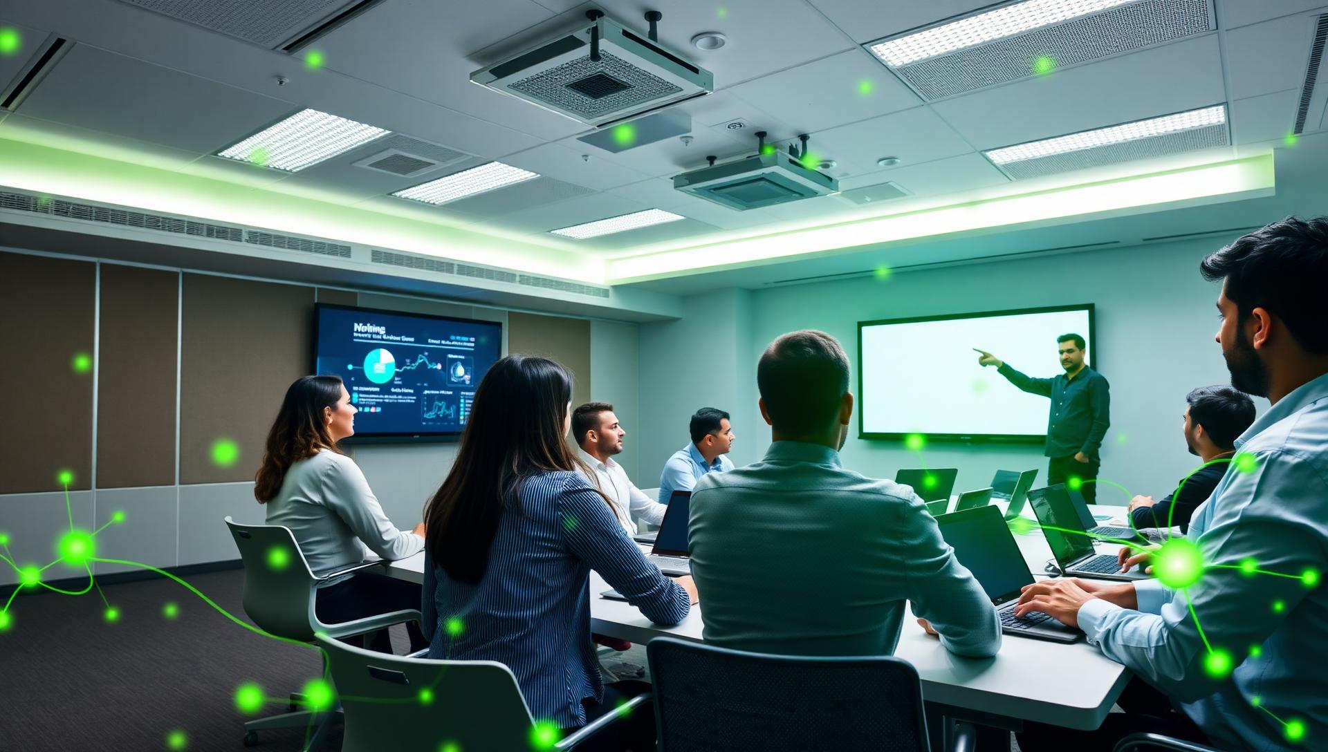 Sesión de formación y capacitación profesional
